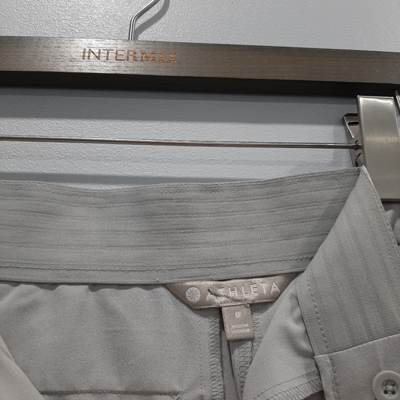 Athleta Grey Tribeca Crop Pant Size 0 - Picture 5 of 7